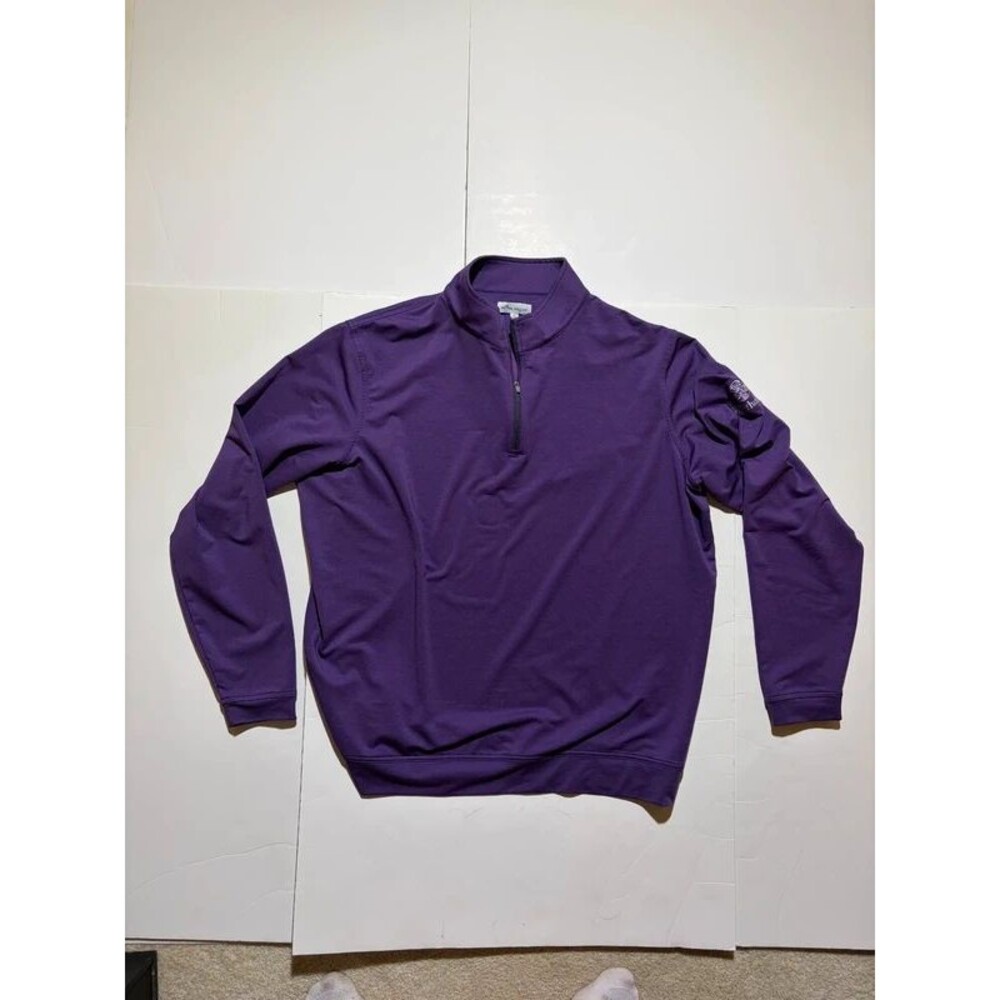 Peter Millar Quarter Zip Purple Size XL